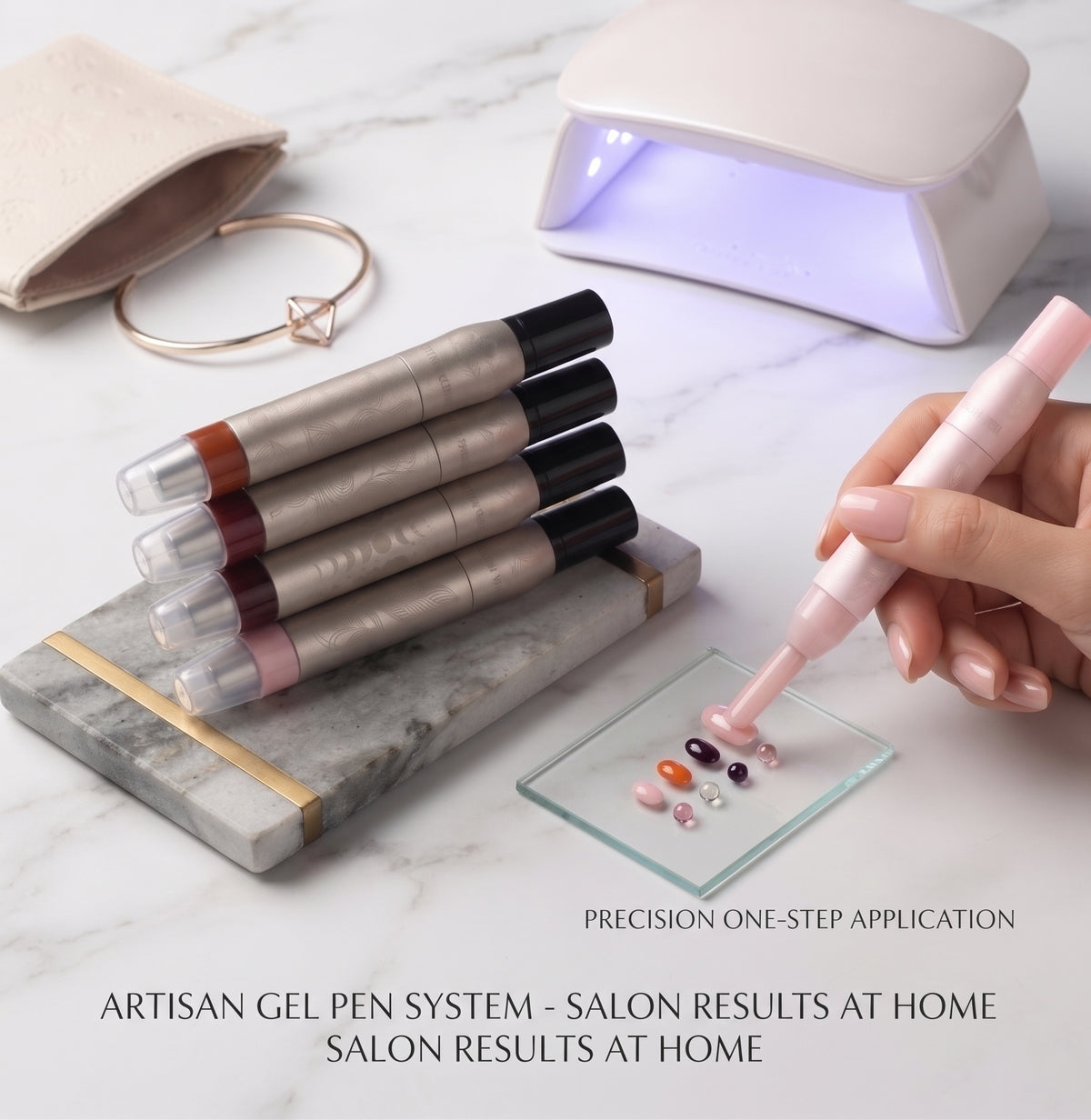 The Botanical & Celestial Edition: All-in-One Gel Nail Polish Pens – Quick-Dry, Chip-Resistant, Salon-Quality Home Manicure Set